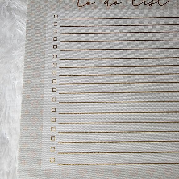 Oliver Gal To Do List Gold Fashion Wall Art Louis Vuitton Monogram Print Canvas - Picture 6 of 15